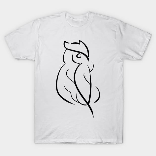 An owl or a tree T-Shirt by MinnieMot